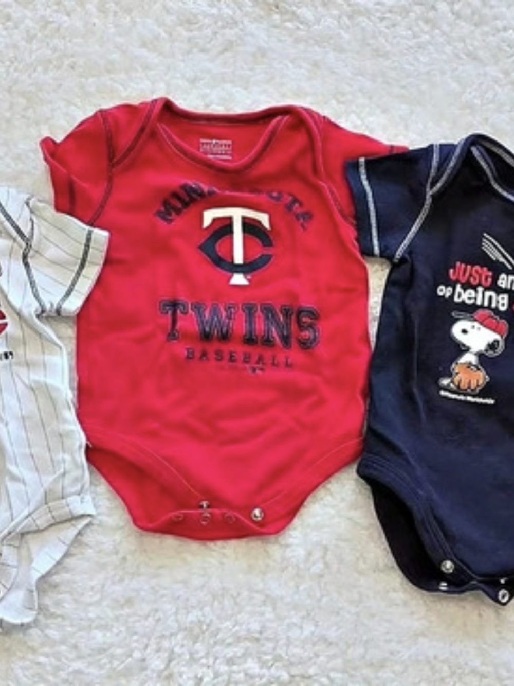 Minnesota Twins bodysuit set Baby 6M Bodysuit Set